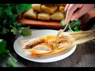 Tamales rellenos de picadillo
