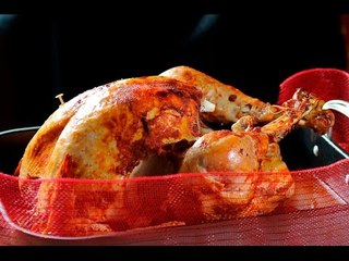 Pavo relleno adobado con chipotle - Receta para Navidad