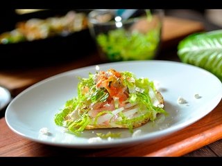 Tostadas de pata de res - Antojitos mexicanos