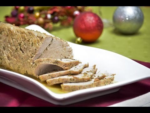 Lomo de cerdo al vino blanco - Receta fácil sin horno