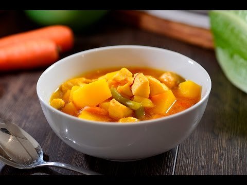 Estofado de pescado con verduras - Receta de Cocina al Natural