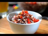 Ensalada de arroz salvaje con quinoa - Receta saludable