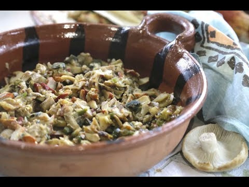 Cacerola de hongos de temporada