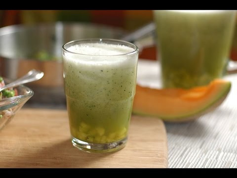 Agua de melón con pepino