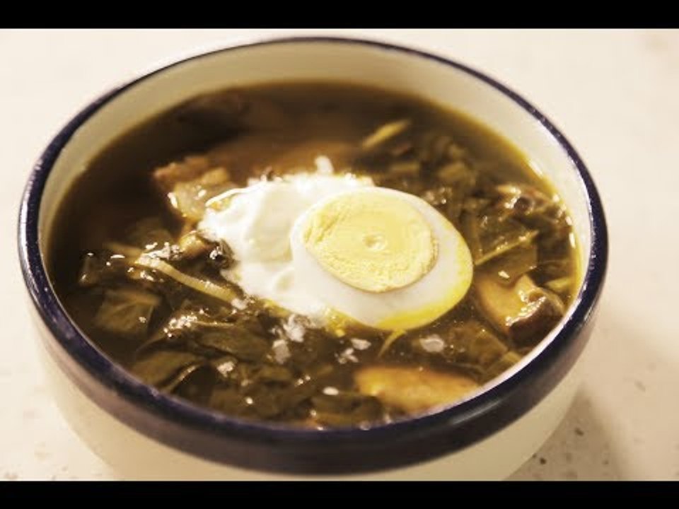 Sopa de acedera