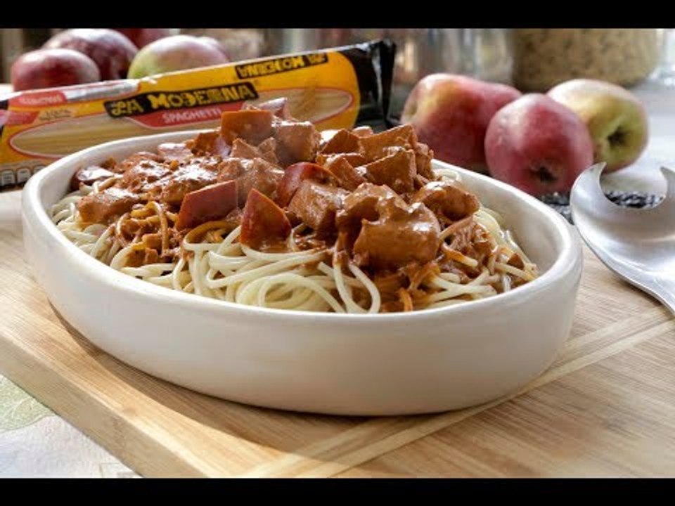 Spaghetti al chile ancho - Cocina con Conexión