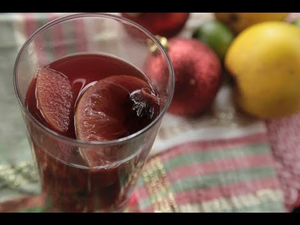 Ponche de cítricos con jamaica