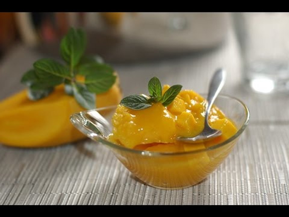 Sorbete de mango