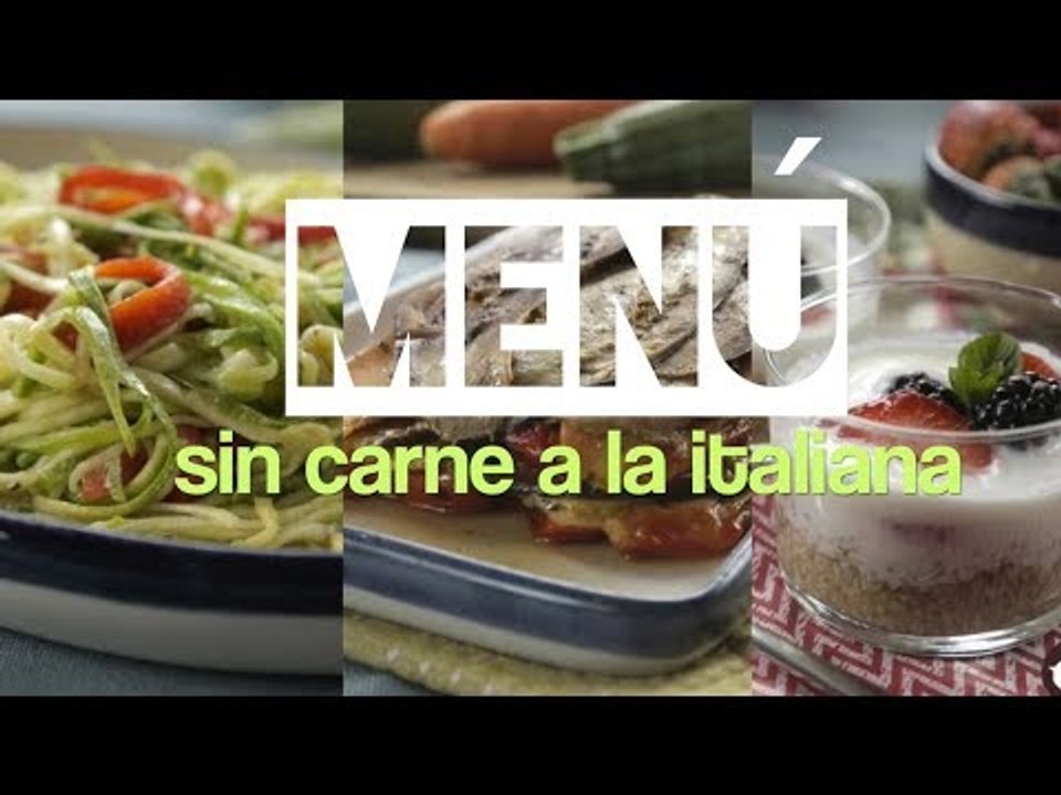 Menú para un Lunes sin carne a la italiana