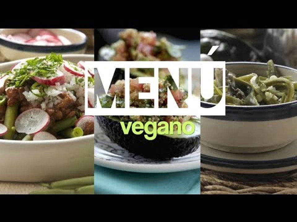 Menú vegano