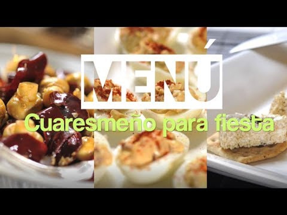 Menú cuaresmeño para fiesta