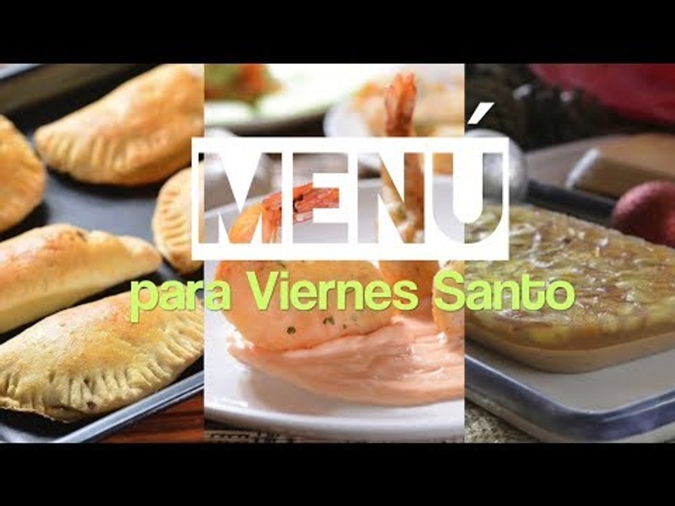Menú para viernes Santo