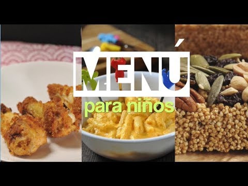 Menú para niños