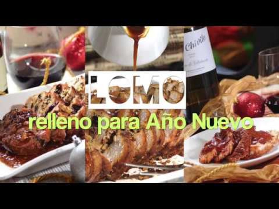 Lomo relleno para Año Nuevo