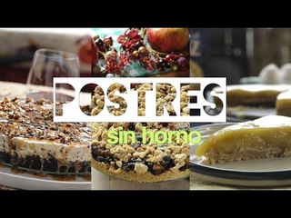 Postres sin Horno