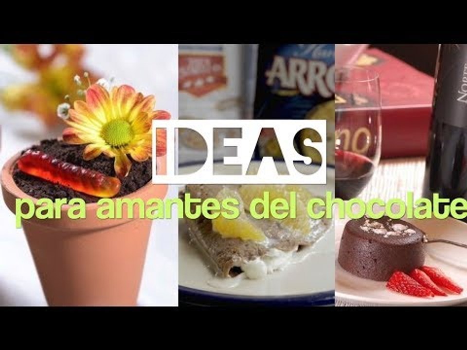 Ideas para amantes del chocolate