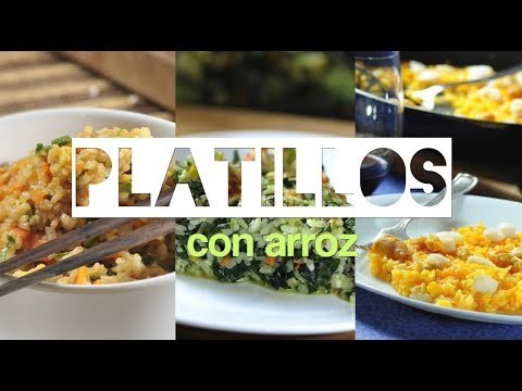 Platos principales con arroz- ¿Qué hago de comer hoy?