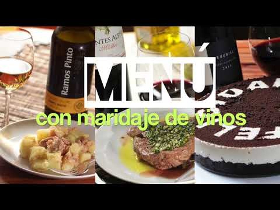 Menú con maridaje