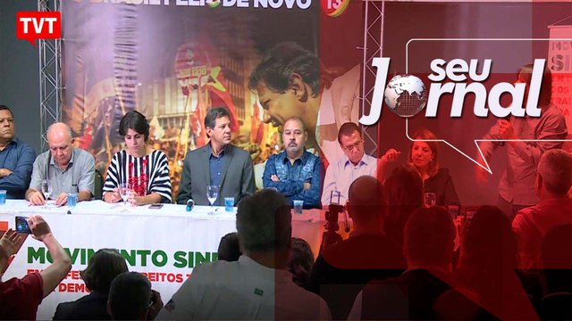 Centrais sindicais de trabalhadores declaram apoio a Fernando Haddad