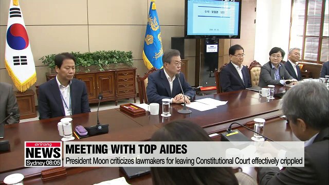 President Moon urges parliament to uphold their strict standards they impose on gov’t