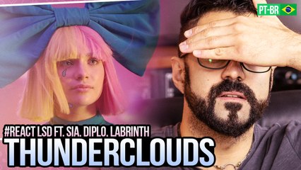 REAGINDO a LSD - Thunderclouds (Official Video) ft. Sia, Diplo, Labrinth