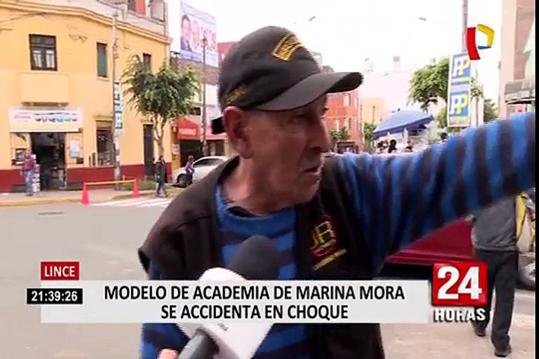 Modelo de academia de Marina Mora sufre accidente de tránsito