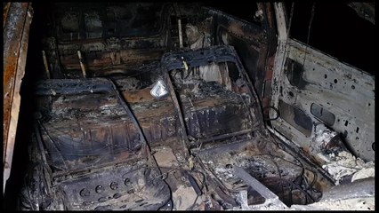 Carro roubado é encontrado queimado na área rural