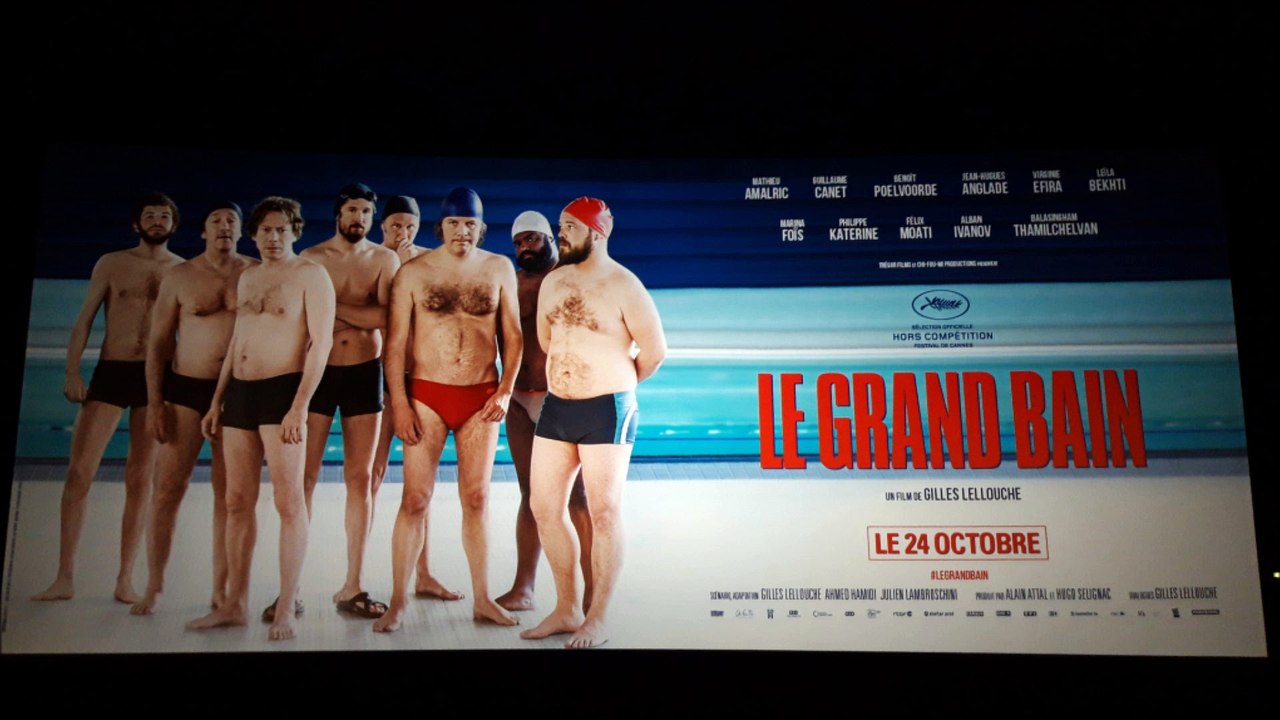 AP du film " LE GRAND BAIN "de Gilles Lellouche
