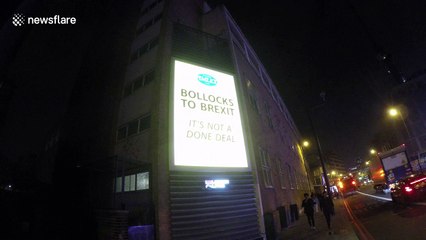 Man behind controversial "Bollocks to Brexit" sign encourages other business owners to do the same
