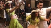 Yuvika Chaudhary & Prince Narula Dance together in Mehendi Ceremony; Must Watch | FilmiBeat