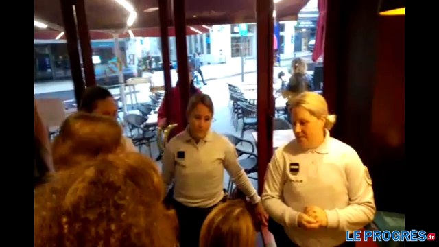 La police de Bourg-en-Bresse paye le café