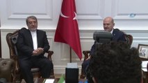 İçişleri Bakanı Süleyman Soylu, İranlı Mevkidaşı ile Açıklamalarda Bulundu