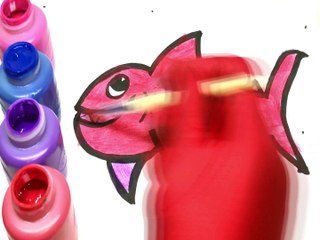 Ballet Dancer Glitter drawing and coloring for Kids, Toddlers Toy Art