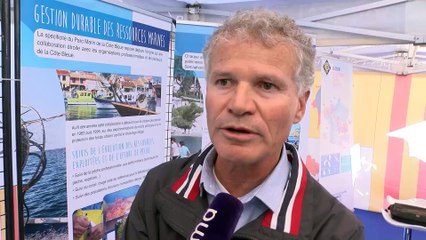 Frédéric Bachet retrace les actions du Parc Marin de la Côte Bleue.