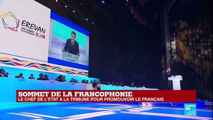 REPLAY - Discours d''Emmanuel Macron au sommet de la Francophonie
