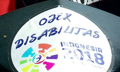 Ojek Disabilitas Layani Pengunjung di Asian Para Games