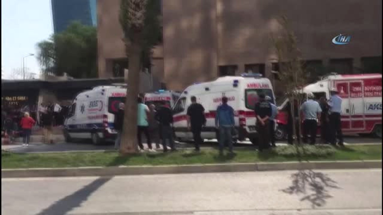 İzmir Cumhuriyet Başsavcılığı: "Adliyemizde Yangın Söndürme Tüplerinin Periyodik Bakımı Sırasında...