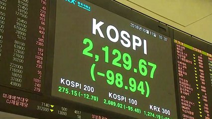 '검은 목요일'...美 영향에 증시 폭락 / YTN