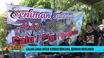 Galang Dana Untuk Korban Bencana, Senima Ngamen