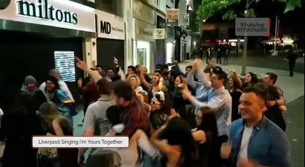 Liverpool Sing Jason Mraz's Hit Song - I'm Yours