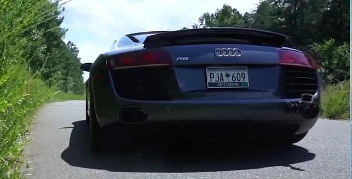 VÍDEO: Este Audi R8 hace un ruido brutal, ¡sube los altavoces!