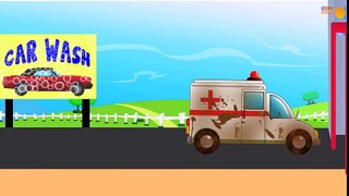 Tv cartoons movies 2019 Ambulance Car Wash   Car Wash For Children