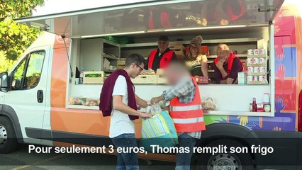 A Bordeaux, des étudiants remplissent leur frigo pour 3 euros