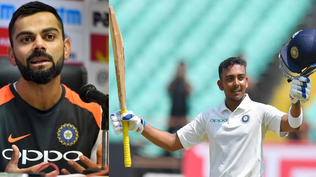 India Vs West Indies 2nd Test: Virat Kohli Speaks on Comparison Prithvi shaw with Sehwag | वनइंडिया