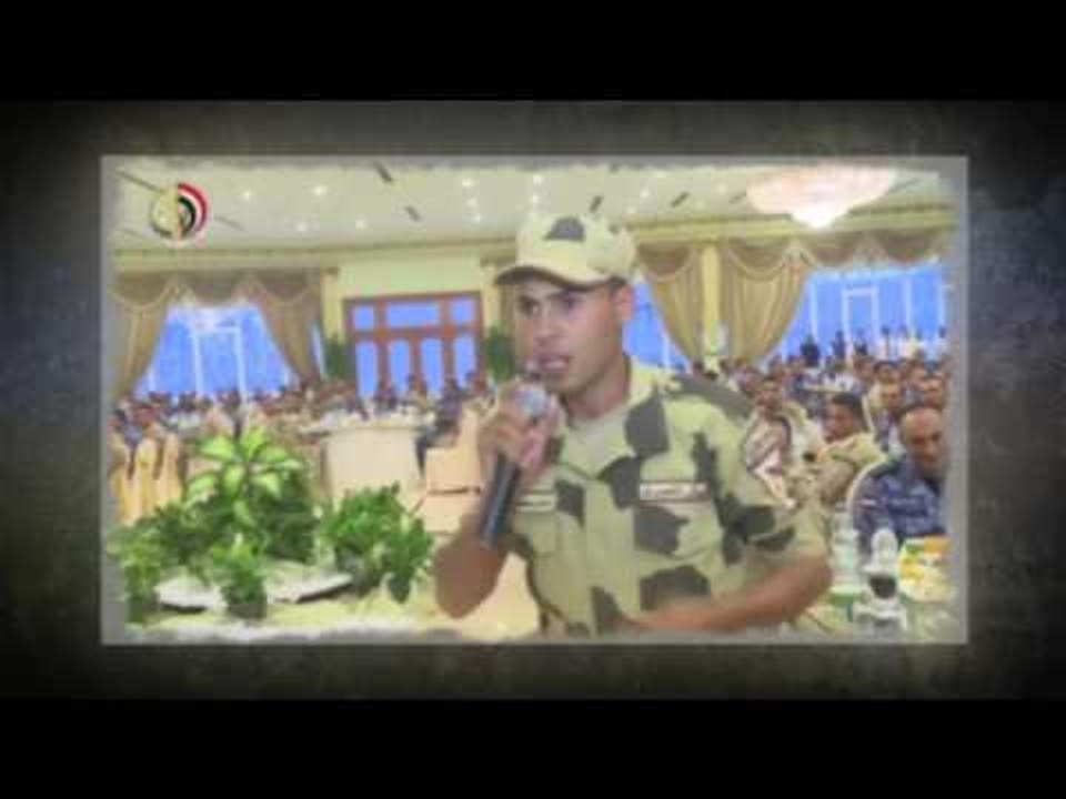 جندي مقاتل في الجيش المصري يلقي شعر مؤثر جدا - شوف من هنا