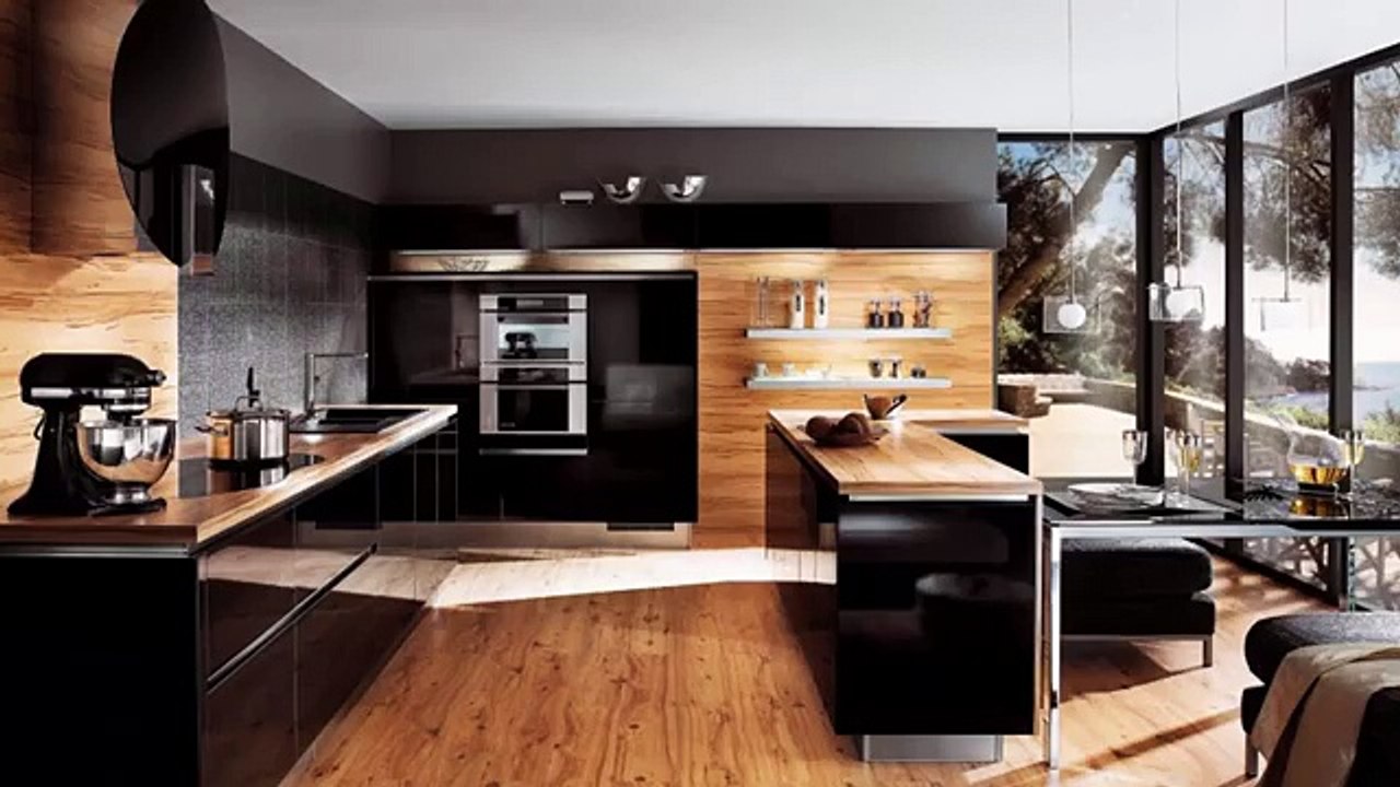 Home Restoration ideas - kitchen - Dark kitchens and accents in the interior