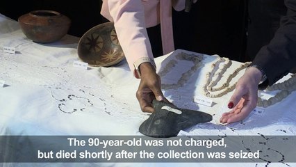 US returns plundered artifacts to Colombia