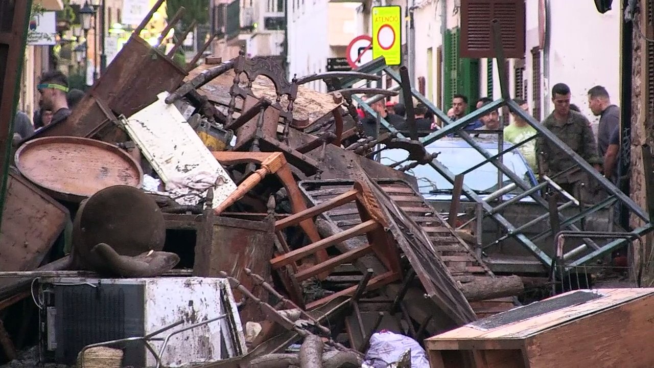 فيضانات ناجمة عن أمطار غزيرة تجتاح جزيرة مايوركا الإسبانية