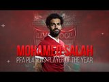 محمد صلاح يتوج احسن لاعب في الدوري الانجليزي  -  Mo Salah PFA 2018