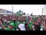 شاهد احتفالات السعوديين بعد الفوز علي مصر - Saudis celebrate